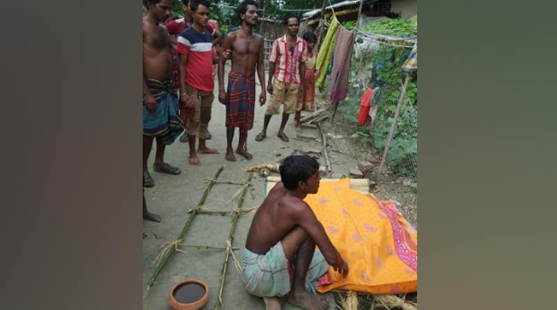 Man cremates mothers hay made body at Goshaba