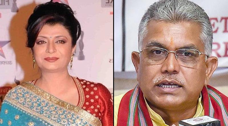 Debashree Roy at Dilip Ghosh's home, sparks speculation