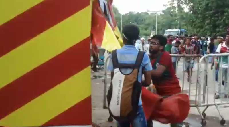 Mohun Bagan supporters vandalise East Bengal's gate