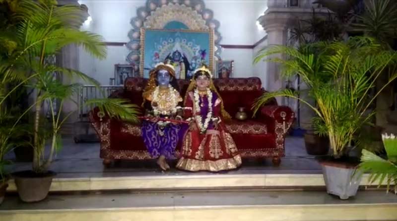 Shantipur people celebrates Jhulan festival in Nadia district.