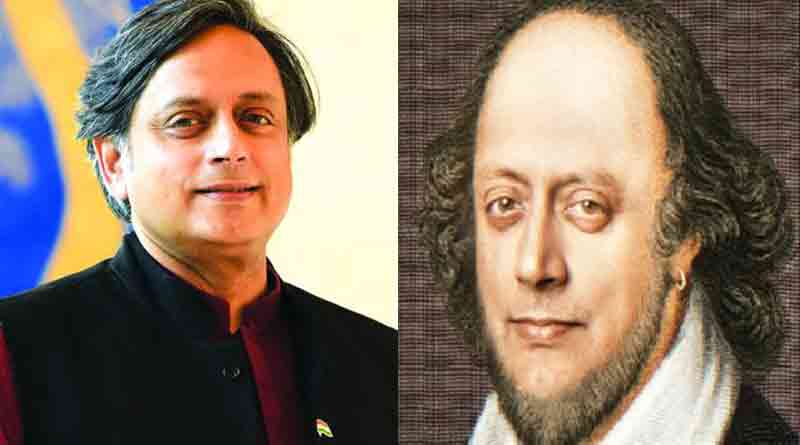 Shashi Tharoor tweets image of himself as Shakespeare