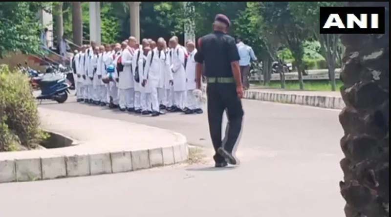 Ragging in UP medical college, students marched with shaved head