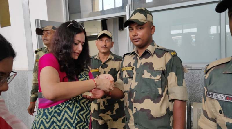 BJP leader Agnimitra Paul celebrates Raksha Bandhan