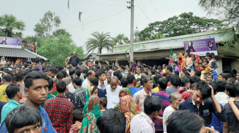 A BJP leader allegedly murdered by TMC in Diamond Harbour