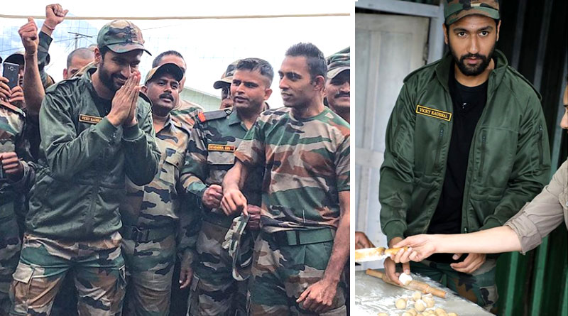Vicky Kaushal turns chef for Indian Army at the Indo-China border