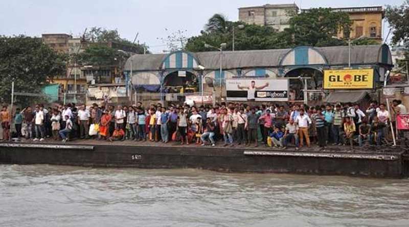 Ahiritola ghat bridge broken by high tide, wounden 2 persons