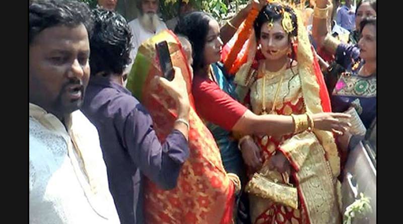 Breaking tradition bride goes to groom's house in unique wedding