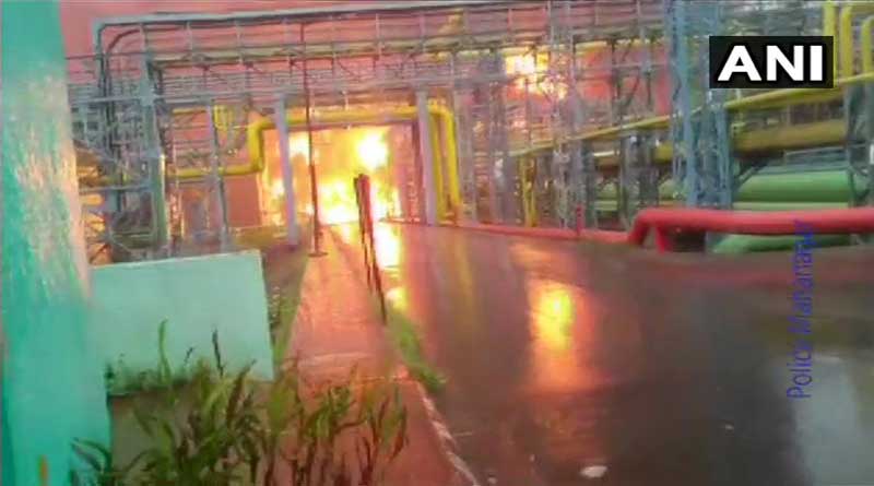 Maharashtra: Fire breaks out at a cold storage at ONGC plant in Uran