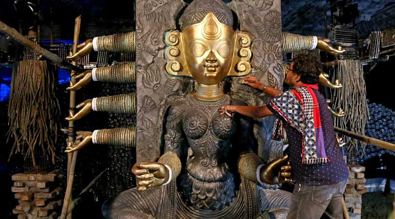 khidderpore 25 pally Durga Puja 2019 theme is save earth