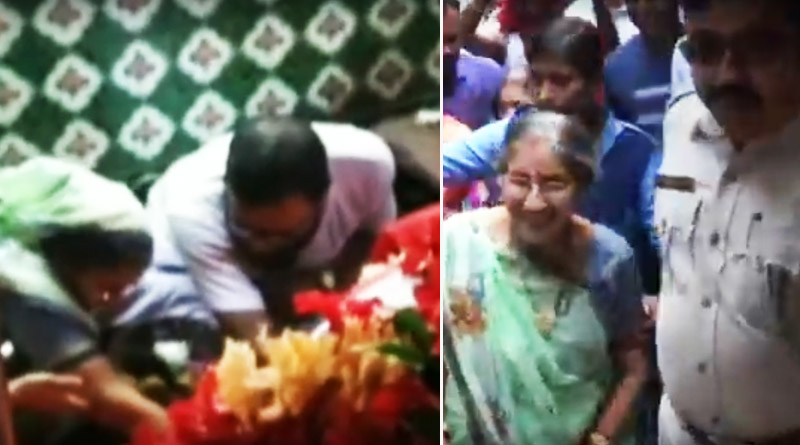 PM Modi’s wife Jashodaben visited Kalyaneshwari temple of Asansol