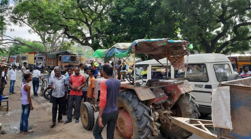 A youth allegedly beaten to death in purulia, people stage protest