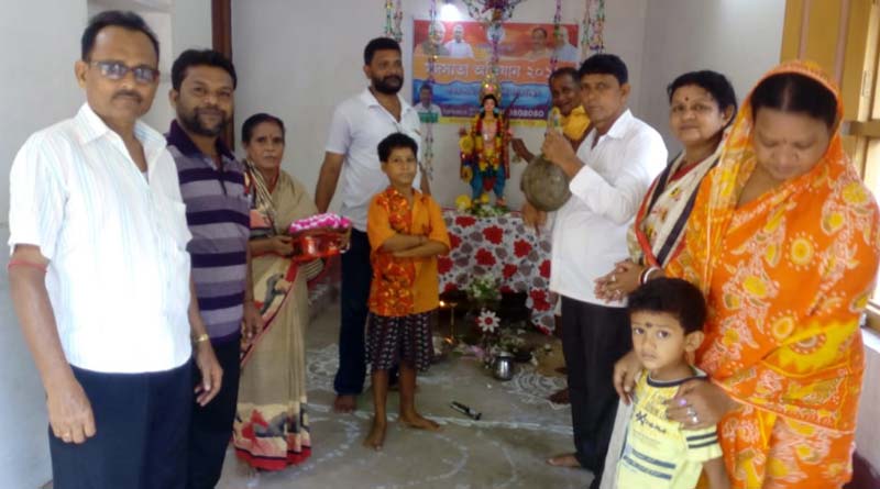 BJP arrenged balaram pujo in Bankura district on wednesday