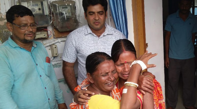 Woman returns home after five years