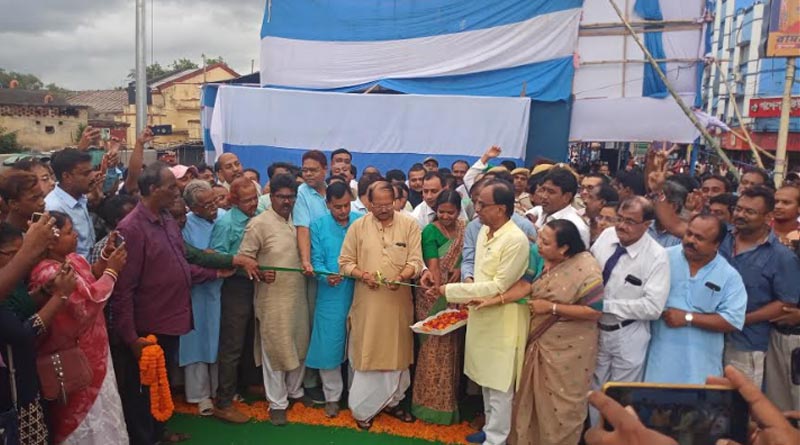 Minister Subrata Mukherjee inaugurates under construction rail bridge
