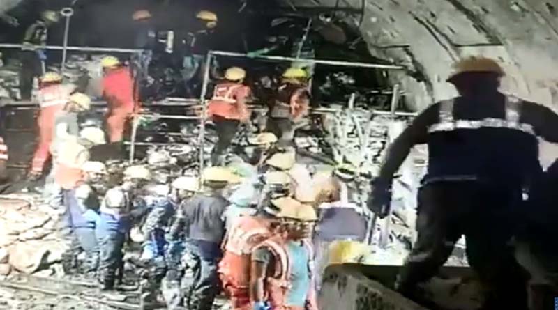 Metro Railway Engineers working on Tunnel to prevent disaster