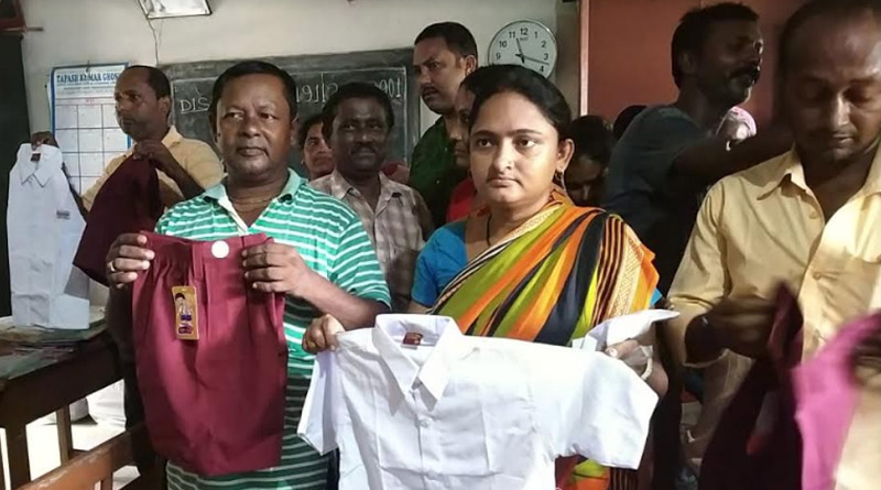 Parents stage protest in front of school in Bangaon