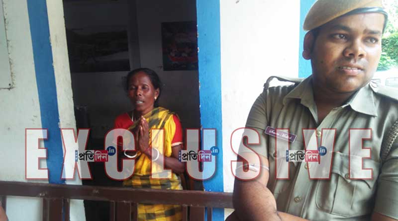 Woman sang song the whole night at the Bhatar Police Station