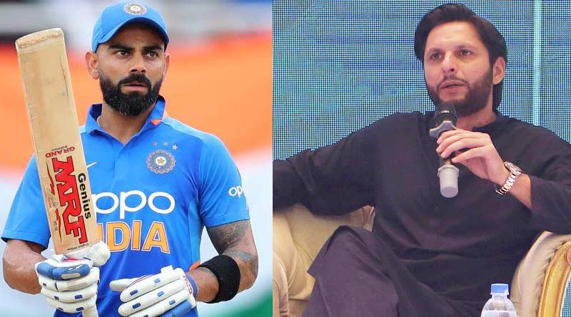 Virat Kohli equals Shahid Afridi's T20I feat, this is how Pak star reacts