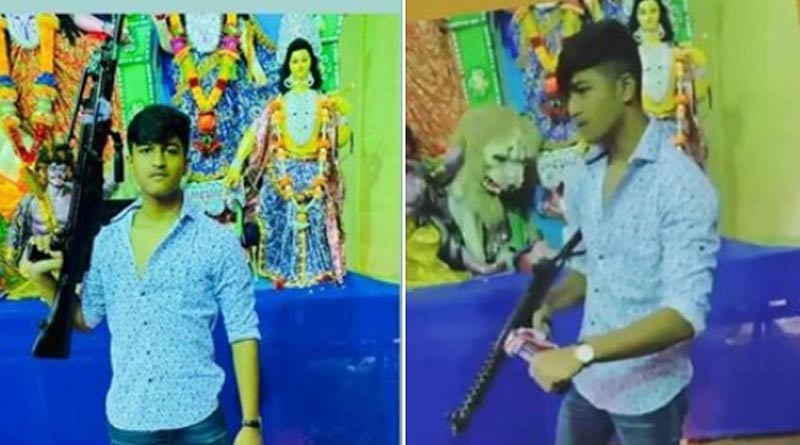 Tripura CM’s son poses with rifles, Congress seeks probe