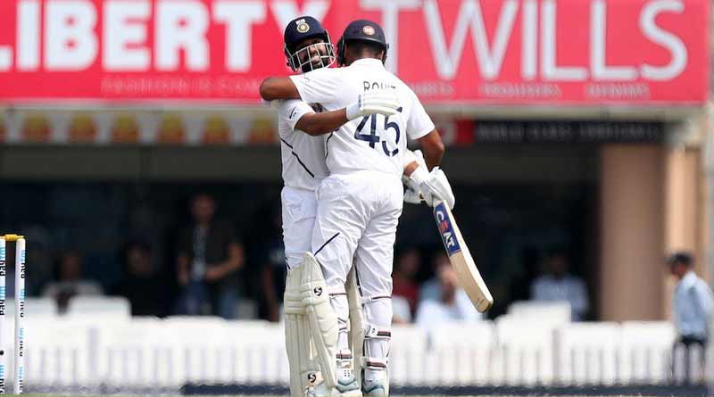 Rohit Sharma brings up his first double ton in Ranchi