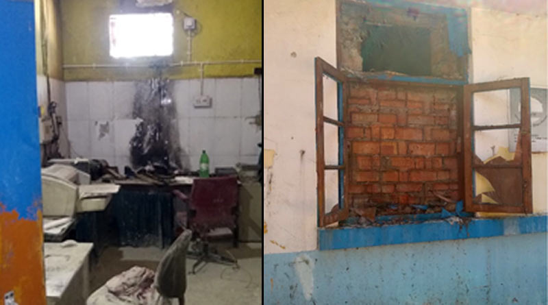 Fire broke out at Nadia's Shaktinagar district hospital