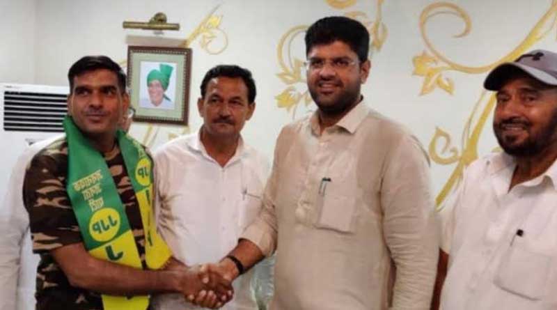 former BSF jawan Tej Bahadur Yadav has decided to quit JJP