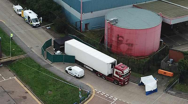 39 dead bodies in London truck were 39 Chinese migrants