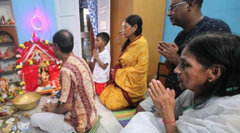 Jolted to the core Bowbazar residents to perform Lakshmi Puja