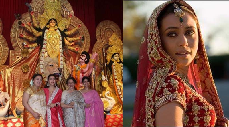 Rani Mukherjee will sponser the bhog of Nabami of Mukherjee Bari's Puja