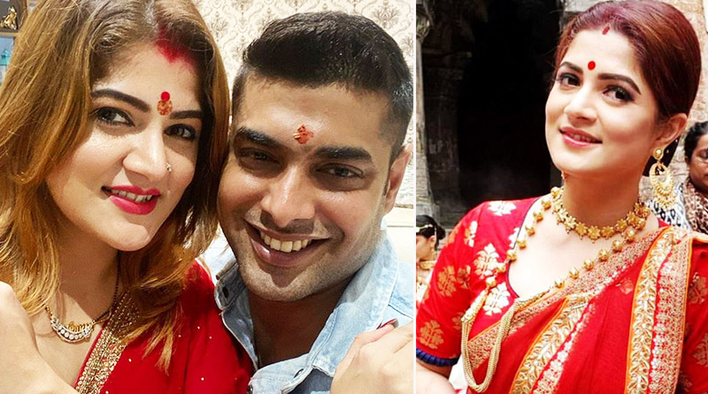 Tollywood actress Srabanti celebrates Karva Chauth