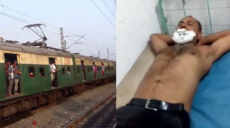 Anti socials hurl stones to running train, passenger injured