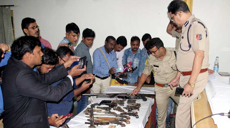 Huge cache of arms recovered in Hooghly's Chunchura