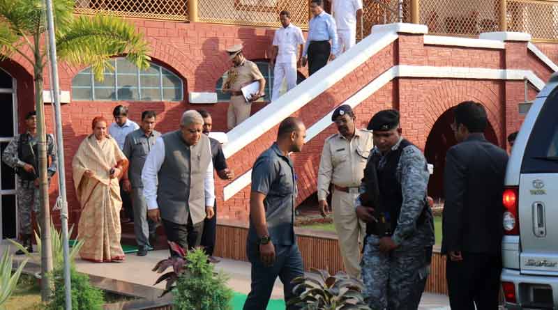 Governor Jagdeep Dhankar visits Murshidabad by road