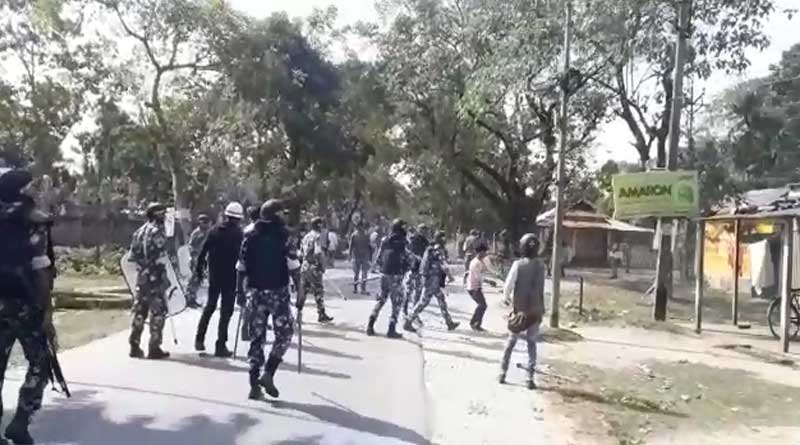 Clash between TMC and BJP Workers in cooch behar