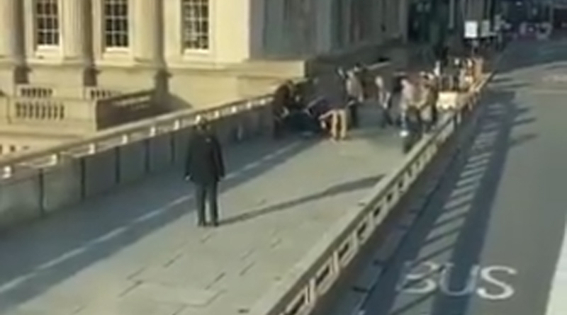 Knife attack at London Bridge, attacker shot dead by Police