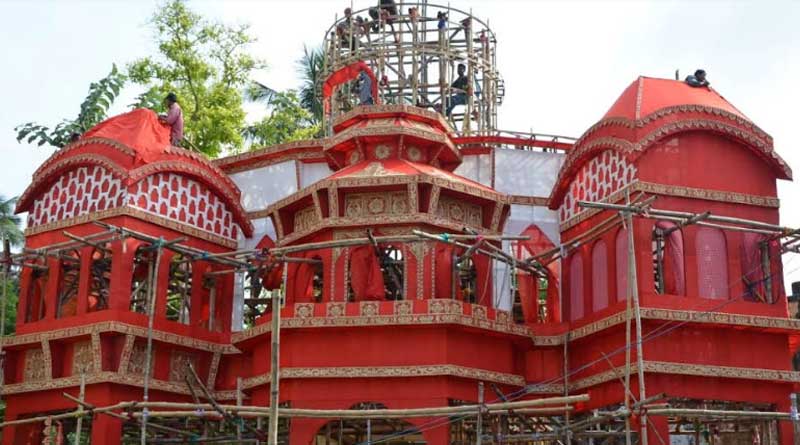Preparation of rash festival in Burdwa's katwa area