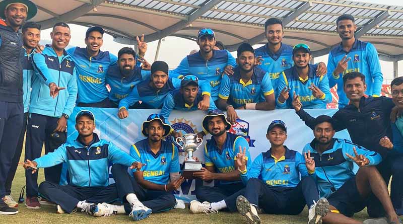 U 23 Bengal team beats Gujarat and clinched the National ODI trophy