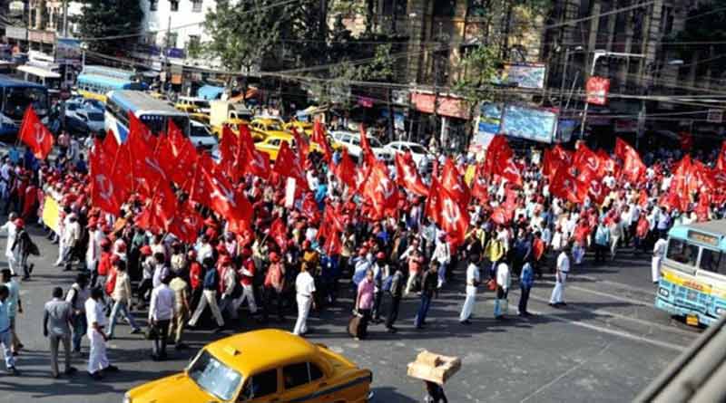 Left front decides to arrange a strike for protest against government