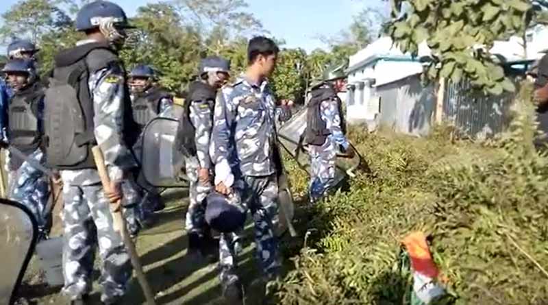 TMC and BJP workers fought a pitched battle in Cooch Behar