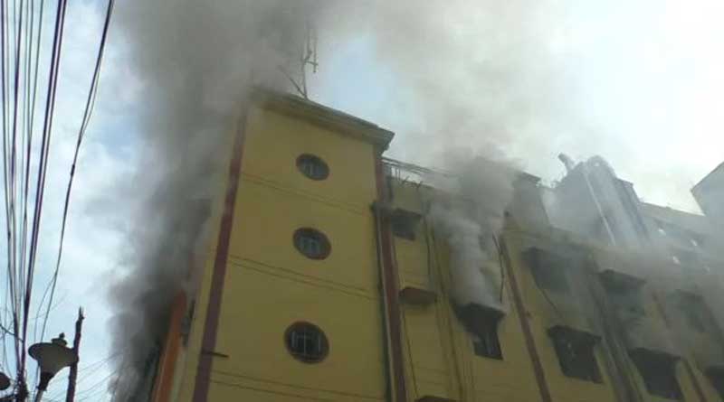 Massive fire broke out at newtown on monday morning