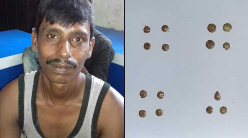 One Shib Sankar Rajbahar was arrested from his residence for stolen gold bindiya