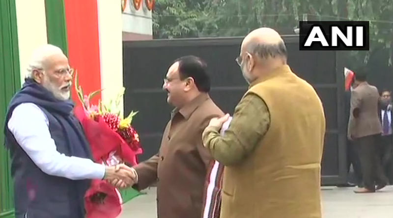 Only BJP promotes workers based on love for motherland, says Amit Shah