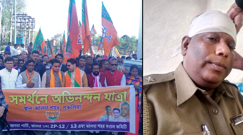 Pro-CAA rally turns violent in Purulia, cop attacked