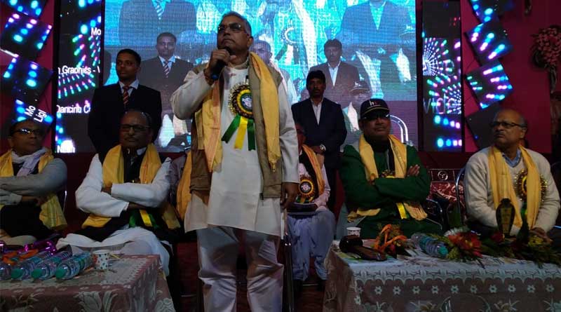 TMC MLA Samaresh Das faces heat after sharing stage with Dilip Ghosh