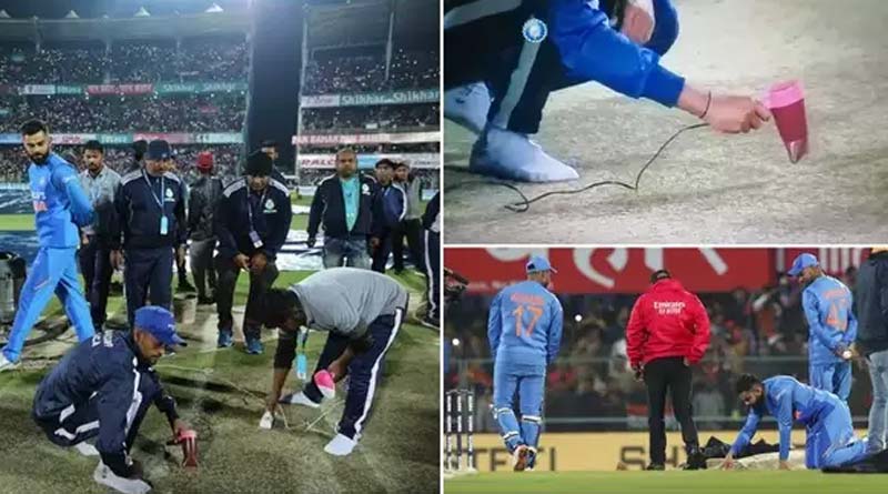 Guwahati pitch drying pic goes viral, BCCI seeks report