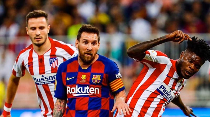 Atletico Madrid beat Barcelona to set up Supercopa derby with Madrid