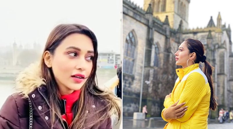Trinamool MP Mimi Chakraborty's Happy New Year wish from London