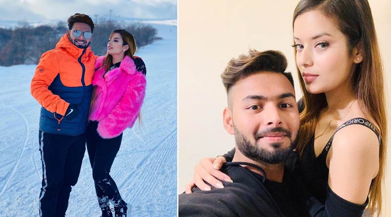 Rishabh Pant posted new year vacation pic with Isha Negi