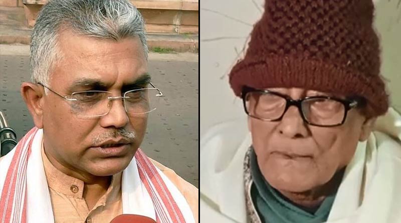 MP Dilip Ghosh meets RSP leader Biswanath Chowdhury