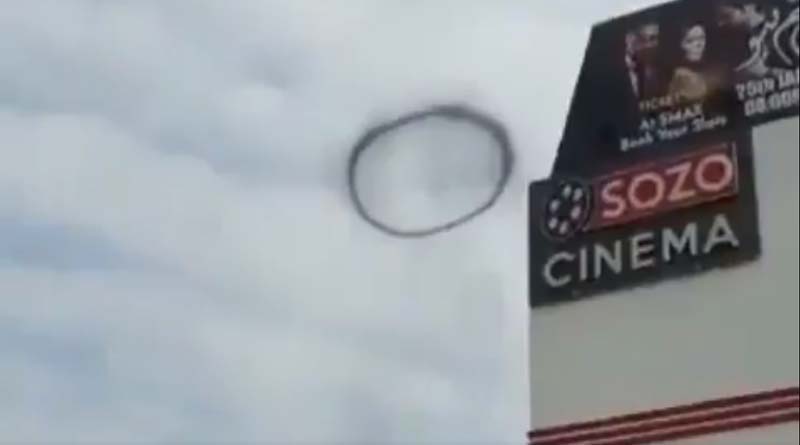 Mysterious Black Ring Seen Over Lahore In Viral Video